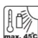 Yard Force Compact 300RBS - Symboles d'avertissement sur la batterie - 4