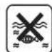Yard Force LM C37 - Warning symbols on the battery pack - 2