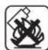 Yard Force LM C37 - Warning symbols on the battery pack - 3