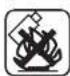 Yard Force LM C34A - Warnsymbole auf dem Akku - 3