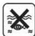 Yard Force LM C34A - Warning symbols on the battery pack - 2