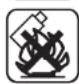 Yard Force Compact 400RiS - Warnsymbole auf dem Akkublock - 4