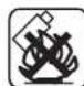 Yard Force Compact 400RiS - Warning Symbols on battery pack - 4
