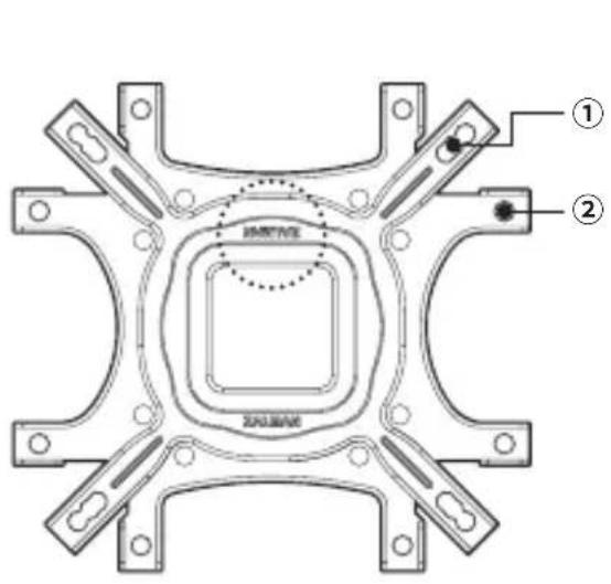 ZALMAN CNPS10X Performa - INTEL, AMD Backplate - 1