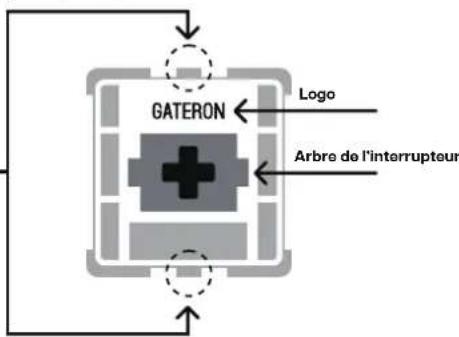 GATERON Logo Arbre de l'interrupteur