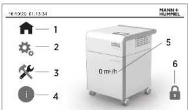 MANN+HUMMEL OurAir TK 850 - Başlangıç ekranı - 1