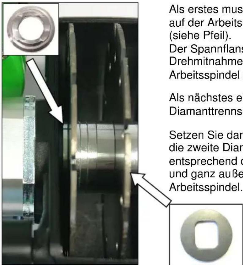 Eibenstock EMF 180.1 - - Nutbreite einstellen: - 1