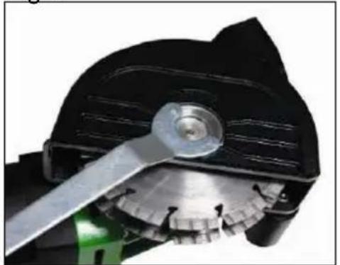 Eibenstock EMF 180.1 - Actuate the spindle lock button only when the work spindle is at a standstill. - 1