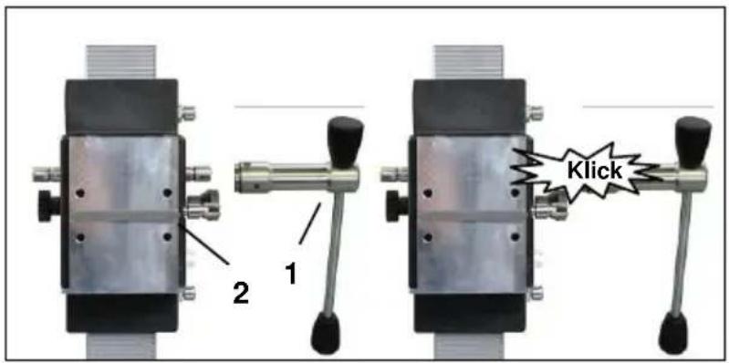 Eibenstock EBM 250/ 2 RP - Mounting the turnstile - 1