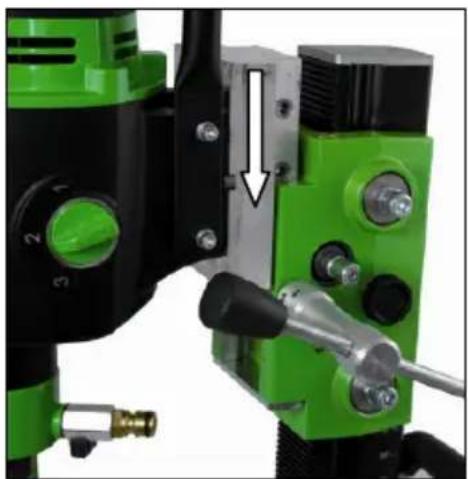 Eibenstock EBM 352/3 - Setting up the mounting plate - 2