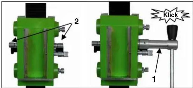 Eibenstock EBM 352/3 - Mounting the turnstile - 1