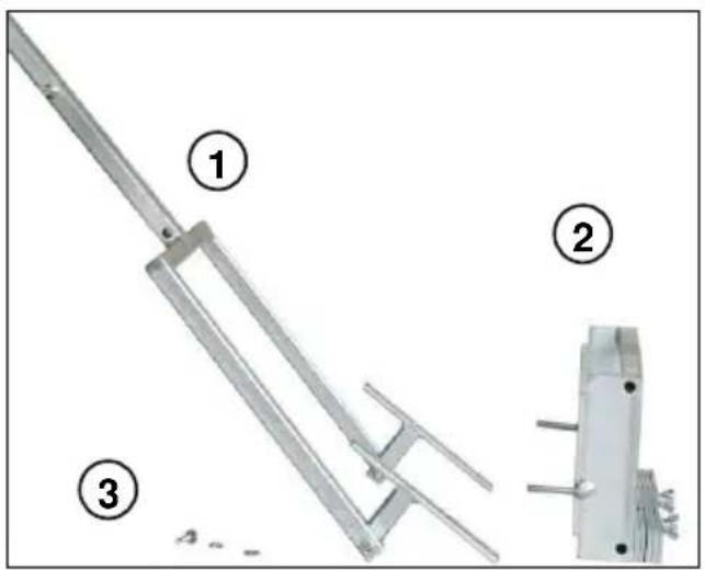 Eibenstock EBS 1802 SH - Fonction et assemblage du dispositif de guidage au sol - 2