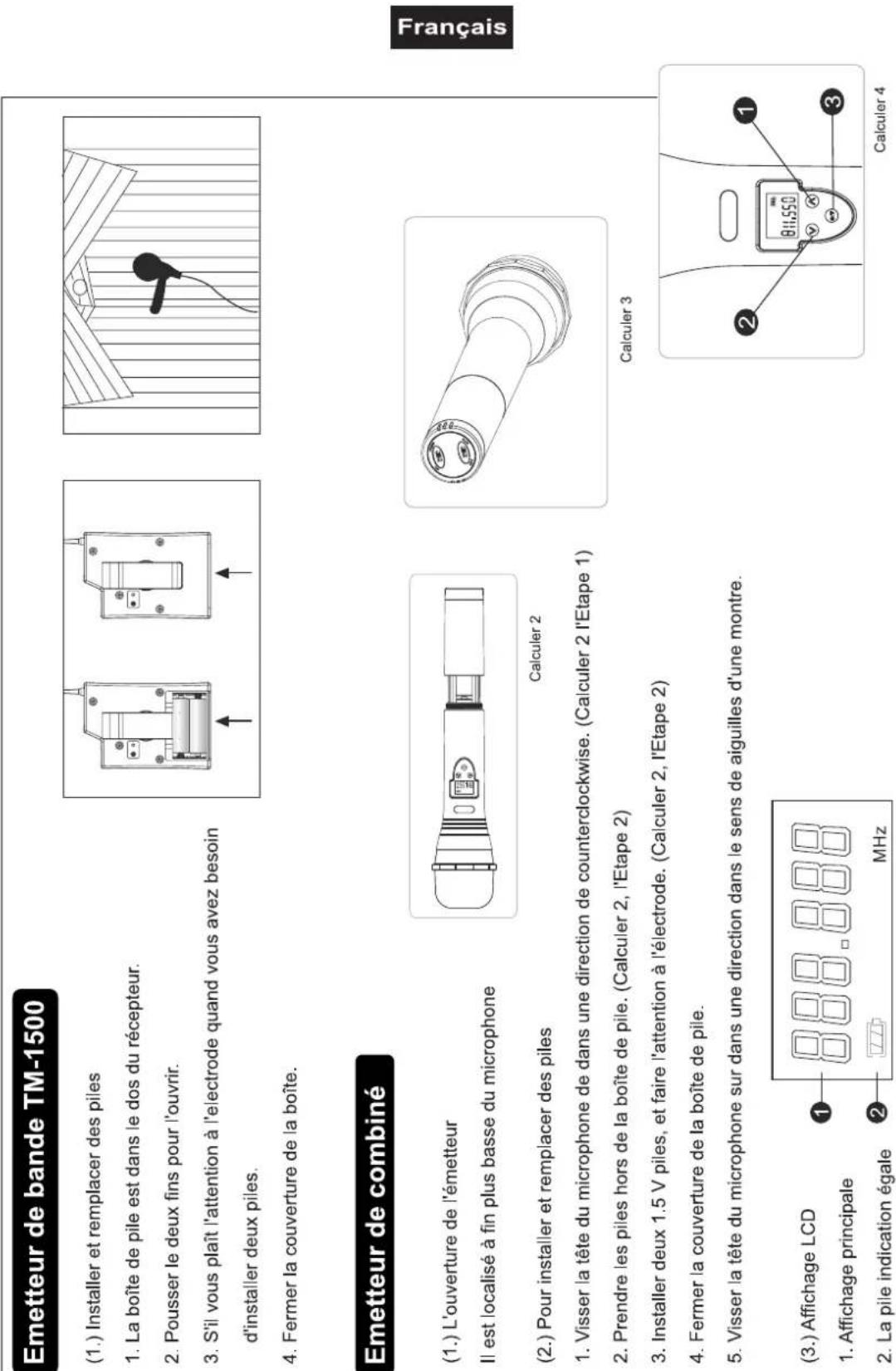 Omnitronic TM-1500 - Récepteur - 2