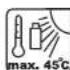 Yard Force SA900B - Warnsymbole auf dem Akkublock - 4
