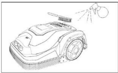 Yard Force SA900B - Čištění tělesa sekačky - 1