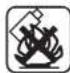 Yard Force SA900B - Warning Symbols on the battery pack - 3