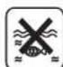 Yard Force SA900B - Warning Symbols on the battery pack - 2