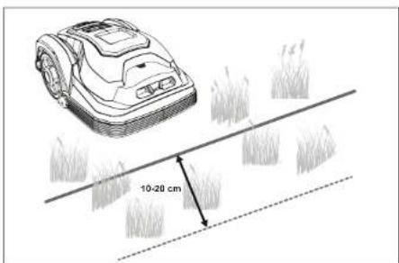 Yard Force SA900B - Détection du câble périphérique - 1