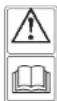 Yard Force SA900B - Symbols on the machine - 1