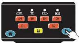 Yard Force SA900B - Home- und Starttaste - 1