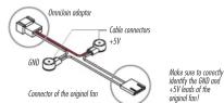 Noctua NF-A4x10 5V PWM - Utilisation du kit d'adaption OmniJoin - 1