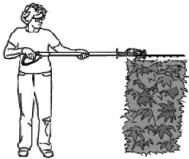 IKRA IATHS 40-43 - Using the pole hedge trimmer - 2