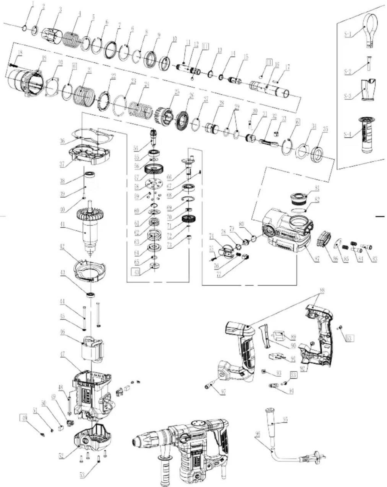 SCHEPPACH DH1600Max - Resolução de problemas - 1