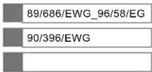 89/686/EWG_96/58/EG 90/396/EWG