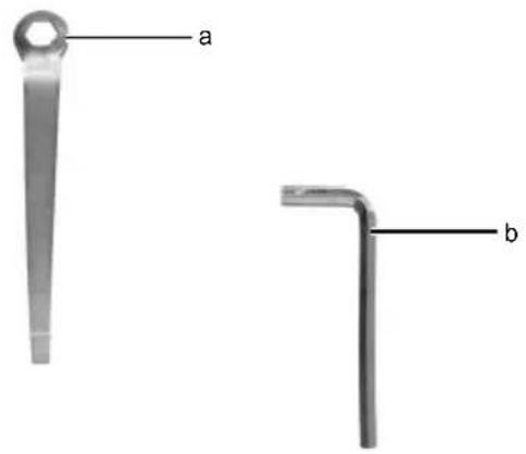 a b