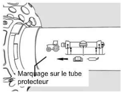 KUBOTA RA2071T EVO - Accouplement de l'arbre à cardans - 1