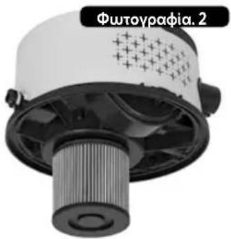 MPM MOD-48 - ΣΗΜΕΙΩΣΗ! Βεβαιωθείτε ότι το βύσμα του καλωδίου τροφοδοσίας είναι αποσυνδε- δεμένο κατά τη συναρμολόγηση της ηλεκτρικής σκούπας. - 1