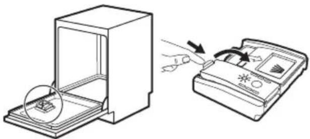 IKEA MEDELSTOR - Riempire il contenitore del brillantante - 1