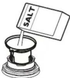 IKEA LAGAN 104.756.20 - Filling the salt container - 4