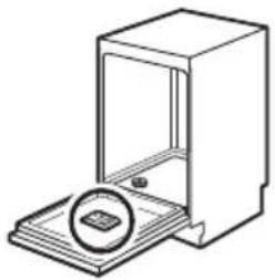 IKEA LAGAN 104.756.20 - Remplir le distributeur de produit de rençage - 1