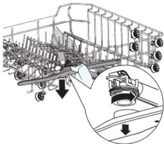IKEA LAGAN 104.756.20 - Cleaning the spray arms - 1