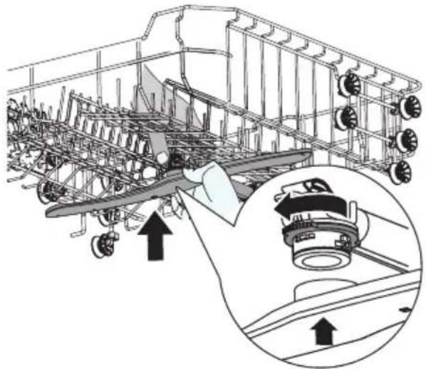 IKEA LAGAN 104.756.20 - Cleaning the spray arms - 3