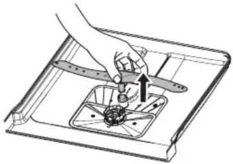 IKEA LAGAN 104.756.20 - Cleaning the spray arms - 4