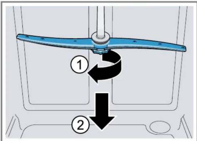 IKEA TORSBODA - Limpar os braços aspersores - 1