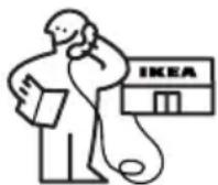 IKEA VÄLBILDAD 204.675.92 - Kontaktaufnahme im Bedarfsfall - 1