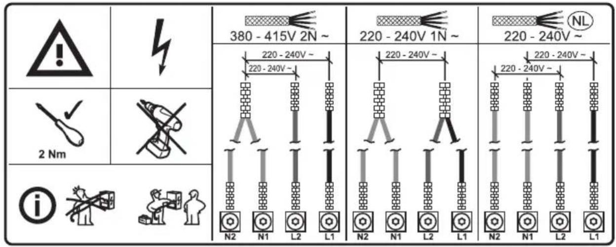 IKEA VILSTA 905.577.25 - Kytkentäkaavio - 1