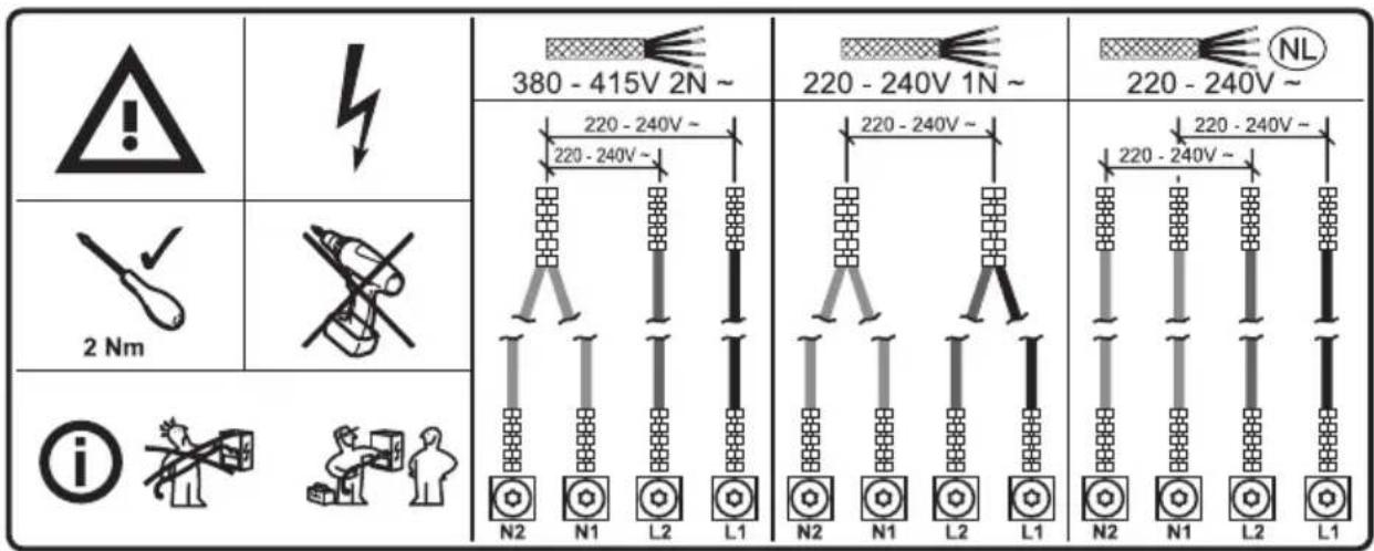 IKEA VILSTA 905.577.25 - Bekötési rajz - 1