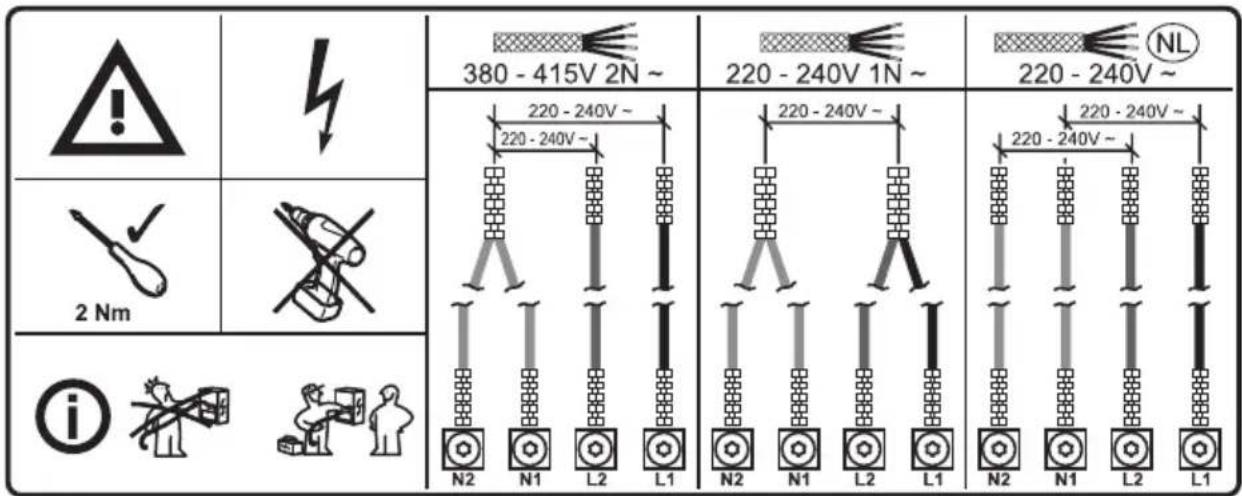 IKEA VILSTA 905.577.25 - Aansluitingsdiagram - 1