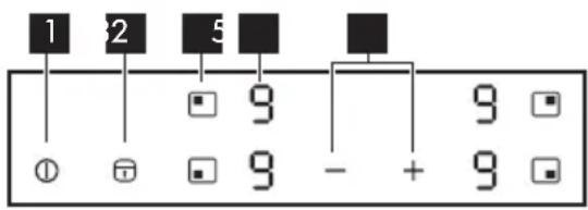 IKEA VILSTA 905.577.25 - Configuration du bandeau de commande - 1