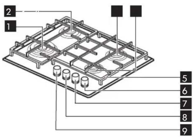 IKEA SKÅLAN 205.234.23 - Description de l'appareil - 1