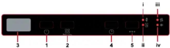IKEA TILLREDA 005.456.71 - PANNEAU DE COMMANDE - 1