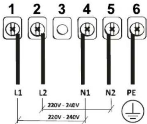 IKEA FÖRDELAKTIG 405.158.65 - Connection diagram product side - 2