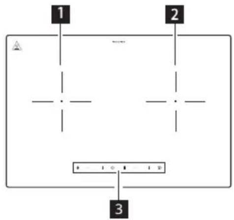 IKEA LAGAN 705.060.96 - Configurazione della superficie di cottura - 1