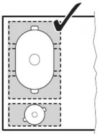 IKEA BLIXTSNABB 604.678.30 - Bonne position du récipient : - 1