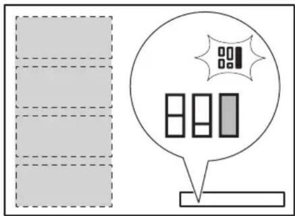 IKEA BLIXTSNABB 604.678.30 - Bonne position du récipient : - 3