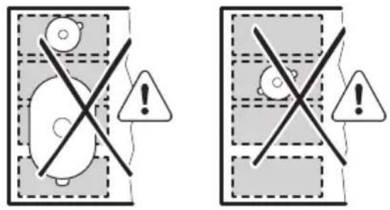 IKEA BLIXTSNABB 604.678.30 - Posizione corretta delle pentole: - 2